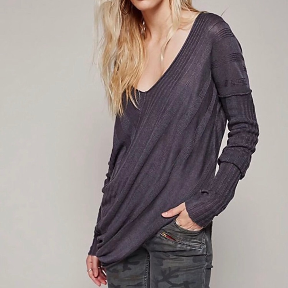 Free people asymmetrical Sweater